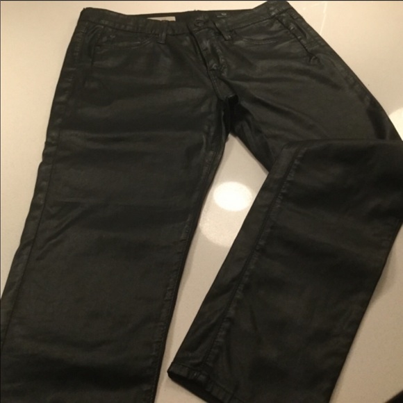 AG The Beau Skinny Slouchy Coated Jeans - Picture 7 of 8